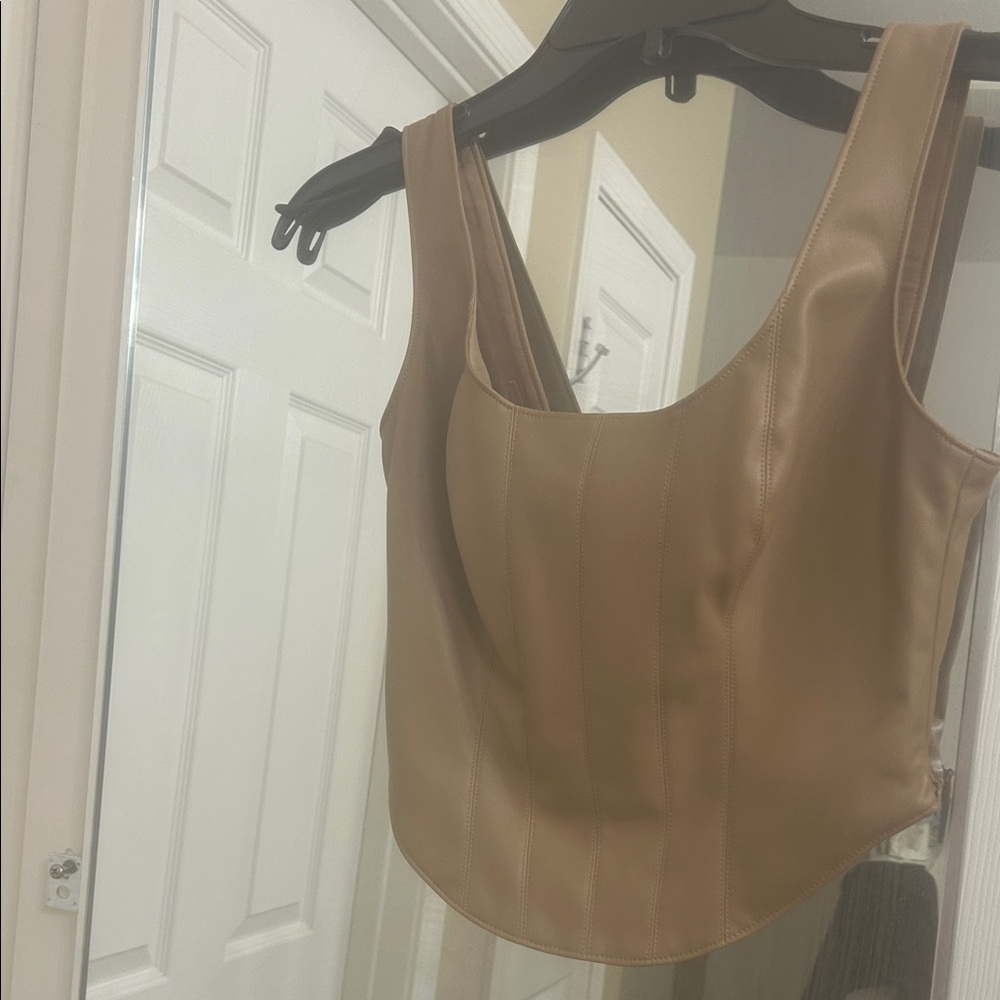 Abercrombie Brown corsets Top size xxs